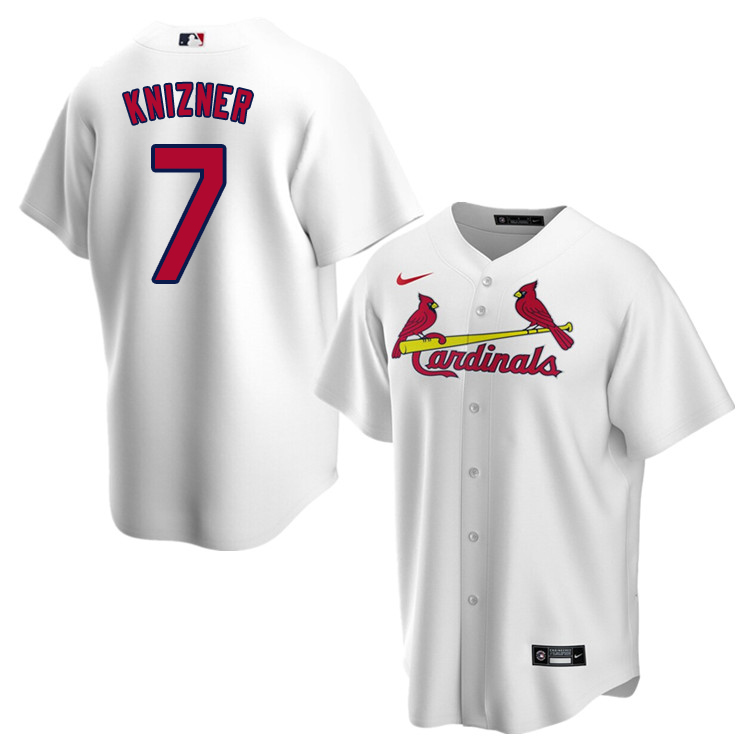 Nike Men #7 Andrew Knizner St.Louis Cardinals Baseball Jerseys Sale-White
